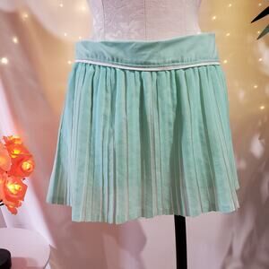 Nike Dri-Fit Pleated Teal Athletic Skort Womens Size M Tennis Golf Swoosh Active